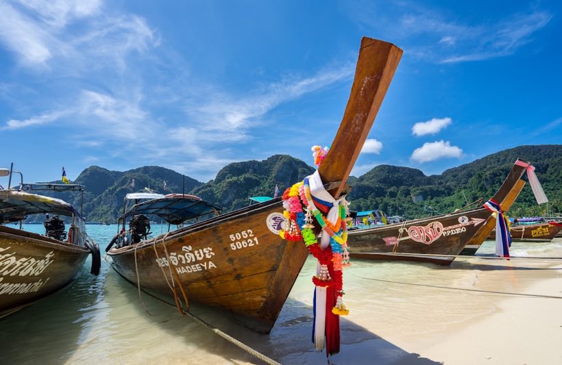 タイの海とラグーン